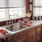American Standard equipped kitchen with sink and faucet